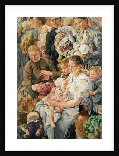 The Women, right panel from The Ages of the Worker, 1895 by Leon Henri Marie Frederic