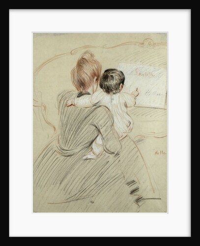 Madame Paul Helleu and her Daughter Paulette, 1905 by Paul Cesar Helleu