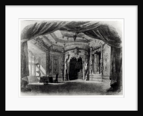 Stage Set for 'Don Giovanni', opera by Wolfgang Amadeus Mozart by Charles Antoine Cambon