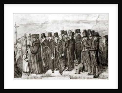 Study for Burial at Ornans, 1849 by Gustave Courbet