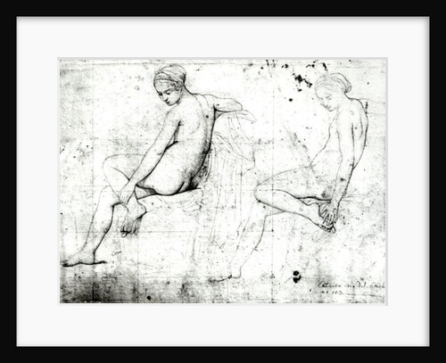 Study for the Turkish Bath by Jean Auguste Dominique Ingres