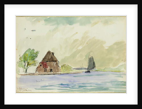 The Banks of the River Meuse in Overschi, 1897 by Albert-Charles Lebourg