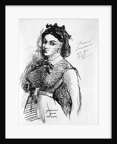 Jeanne Duval, 1865 by Charles Pierre Baudelaire