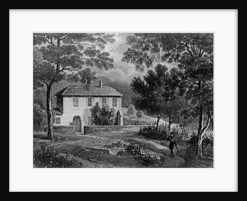 Les Charmettes House of Madame de Warens near Chambery, where Rousseau stayed by French School