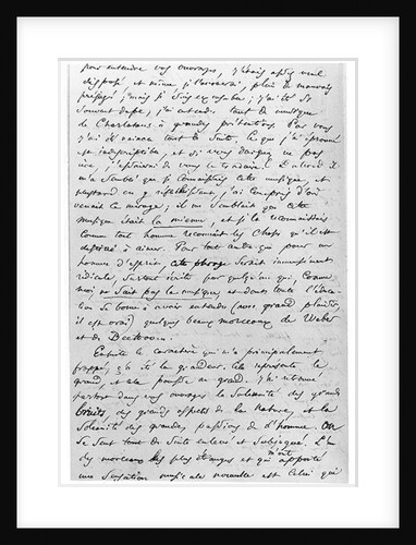 Letter to Richard Wagner 17th February 1860 by Charles Pierre Baudelaire