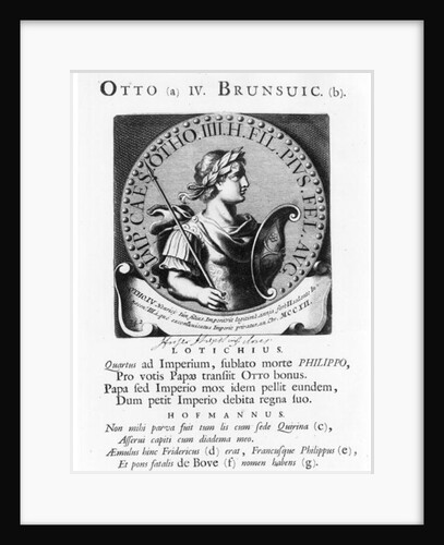 Otto IV of Brunswick by French School