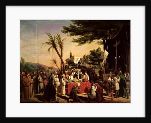 Funeral of Godfrey of Bouillon in Jerusalem, 23rd July 1100, 1838 by Edouard (1799-1877) Cibot