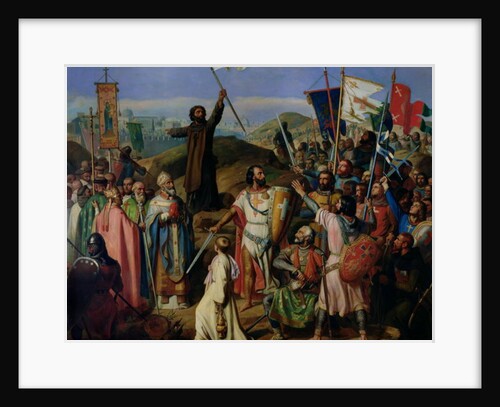 Procession of Crusaders around Jerusalem, 14th July 1099, 1841 by Jean Victor Schnetz