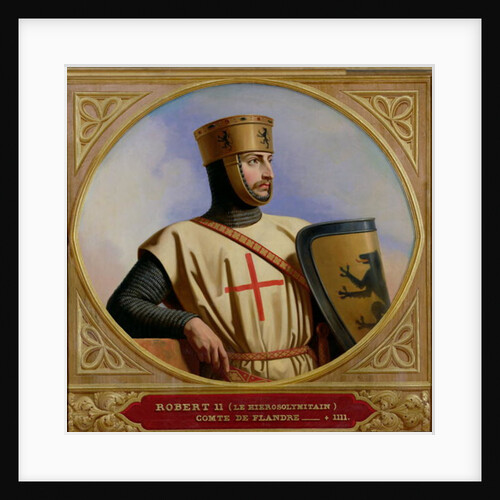 Robert II le Hierosolymitain, Count of Flanders 1843 by Henri Decaisne