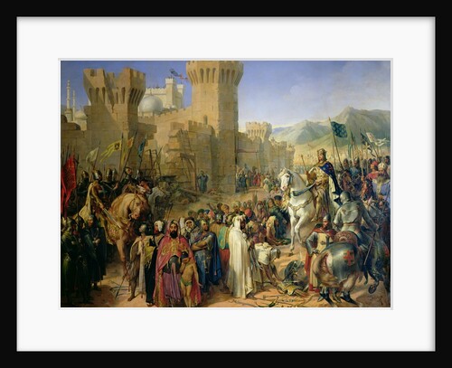 Ptolemais returns to King Philip Augustus and King Richard the Lionheart on July 13th 1191, 1840 by Merry Joseph Blondel