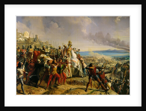 The Battle of Montgisard, c.1842 by Charles-Philippe Lariviere