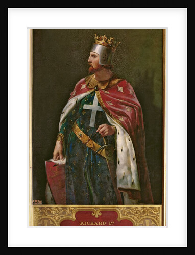 Richard I the Lionheart King of England, 1841 by Merry Joseph Blondel