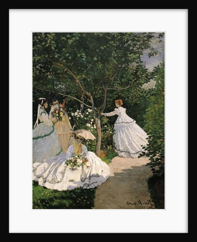 Women in the Garden, c.1866 by Claude Monet