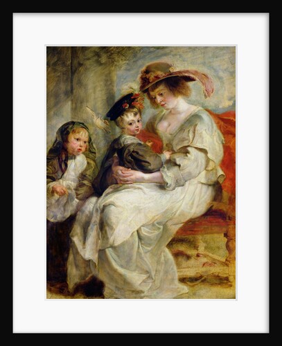 Helene Fourment with Two of her Children, Claire-Jeanne and Francois, c.1636-37 by Peter Paul Rubens
