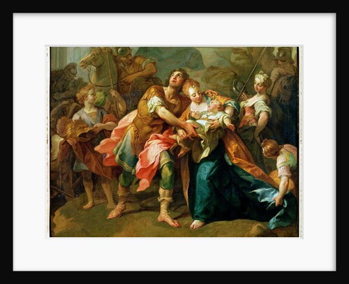 Hector Bidding Farewell to his Son and Andromache by Jean Bernard Restout