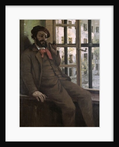 Self Portrait at Sainte-Pelagie, 1871 by Gustave Courbet