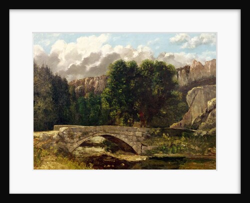 The Pont de Fleurie, Switzerland, 1873 by Gustave Courbet