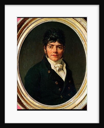 medallion Portrait of the Comte Esteve, 1804 by Jacques Louis David