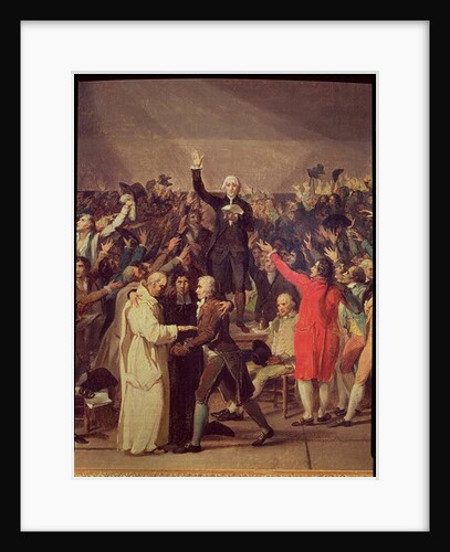 The Tennis Court Oath, 20th June 1789, detail, 1791 by Jacques Louis David