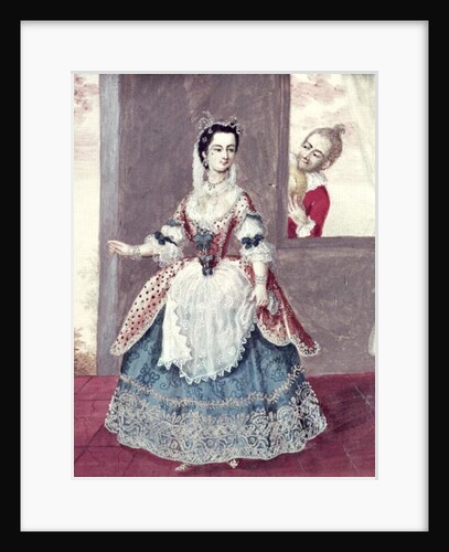 Mademoiselle Contat in the Role of Suzanne in 'The Marriage of Figaro' by French School