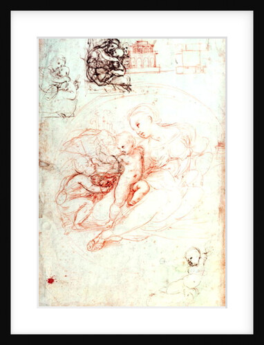 Study for the Alba Madonna, c.1508-09 by Raphael