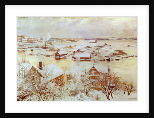 A December Day c.1893 by Albert Gustaf Aristides Edelfelt