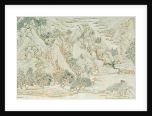 Chinese Landscape, Ming Dynasty by School Chinese