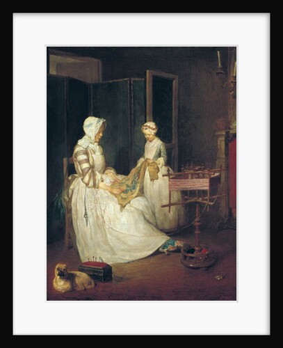 The Diligent Mother, c.1740 by Jean-Baptiste Simeon Chardin