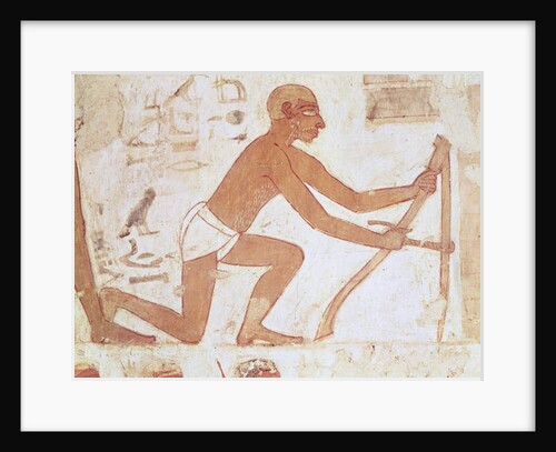 Construction of a wall by Egyptian 18th Dynasty
