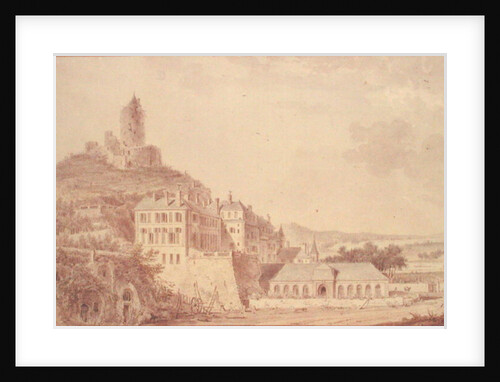 Chateau de La Roche-Guyon by Louis-Nicolas de Lespinasse