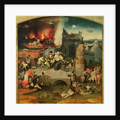 Central Panel of the Triptych of the Temptation of St. Anthony by Hieronymus Bosch