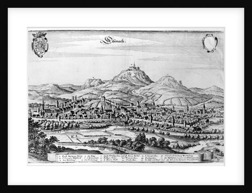 View of Eisenach by German School