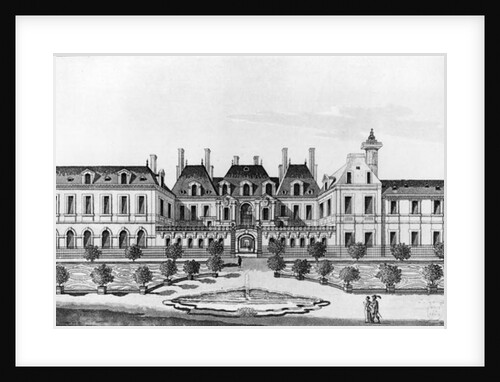 View of the Soissons Hotel in Paris by French School