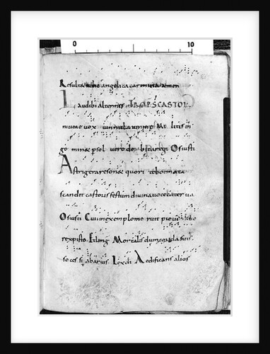 Ms. 17 fol. 289 Introit for the feast of St. Castor by French School