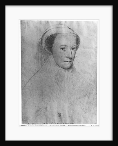 Mary, Queen of Scots in white mourning, 1560 by Francois Clouet
