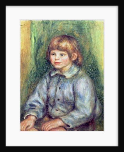 Seated Portrait of Claude Renoir 1905-08 by Pierre Auguste Renoir
