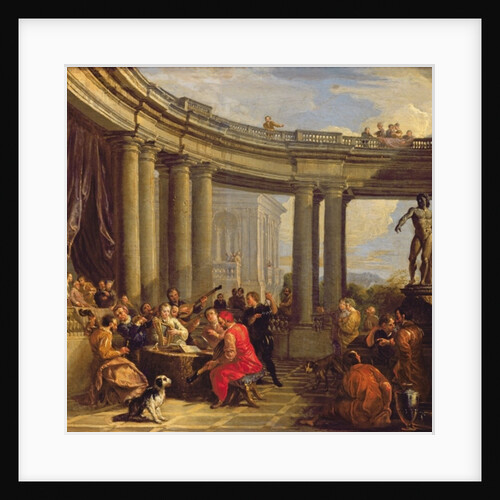 Concert in a Circular Gallery, c.1718-19 by Giovanni Paolo Pannini or Panini