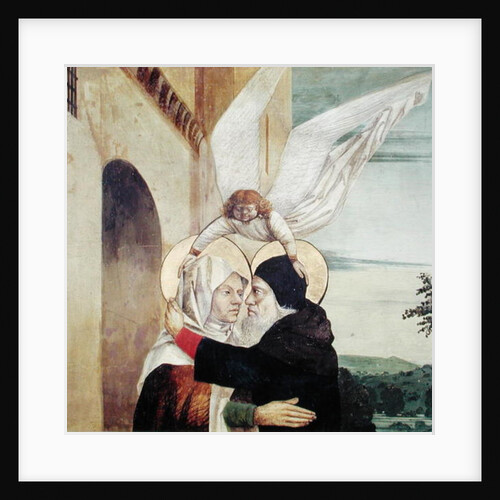The Meeting of St. Anne and St. Joachim at the Golden Gate, c.1499 by Nicolas d' Ypres