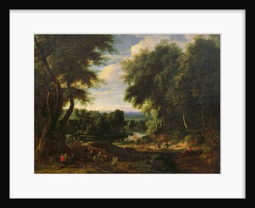 The Road to Boitsfort from Auderghem and the Ten Reuken Pond by Jacques d' Arthois