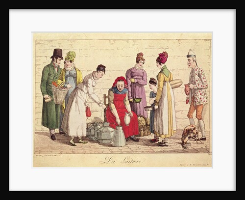 The Milkmaid, 1815-30 by French School