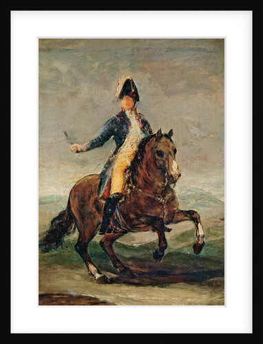 Equestrian Portrait of Ferdinand VII King of Spain by Francisco Jose de Goya y Lucientes