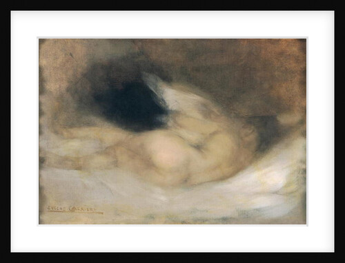 Reclining Nude by Eugene Carriere