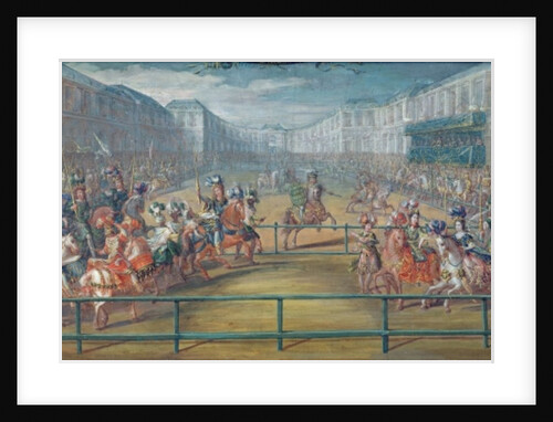 Carousel of Amazons in 1682 by School French