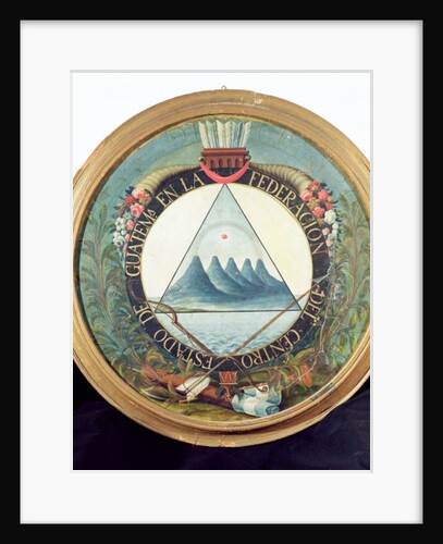 Badge of the Federation of Guatemala, 15th September 1821 by Guatemalan School