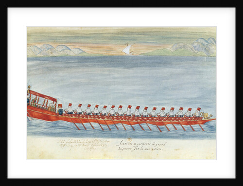 Fol.79 The Grand Seigneur on the Black Sea by School French