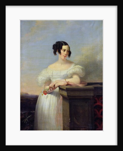 Portrait of Madame Vaussard by Claude-Marie Dubufe