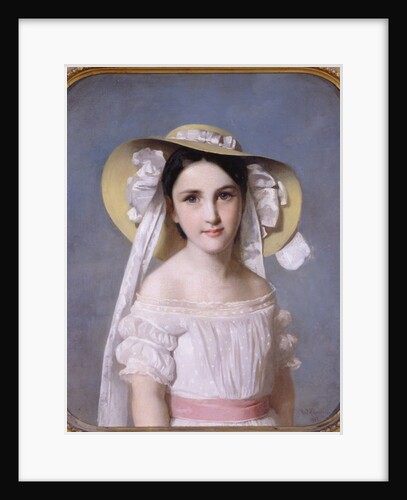 Portrait of Miss Emily Leo, 1849 by Wilhelm Auguste Rudolf Lehmann