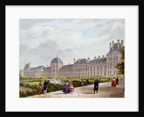 The Tuileries during the Restoration by French School
