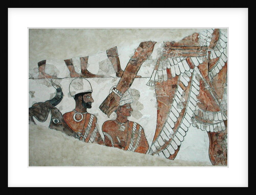 Investiture of the king by the goddess Ishtar by Mesopotamian Mesopotamian