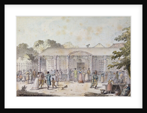 The Cafe Goddet, Boulevard du Temple, at the Time of the Consulat, 1799-1804 by Jacques Francois Joseph Swebach